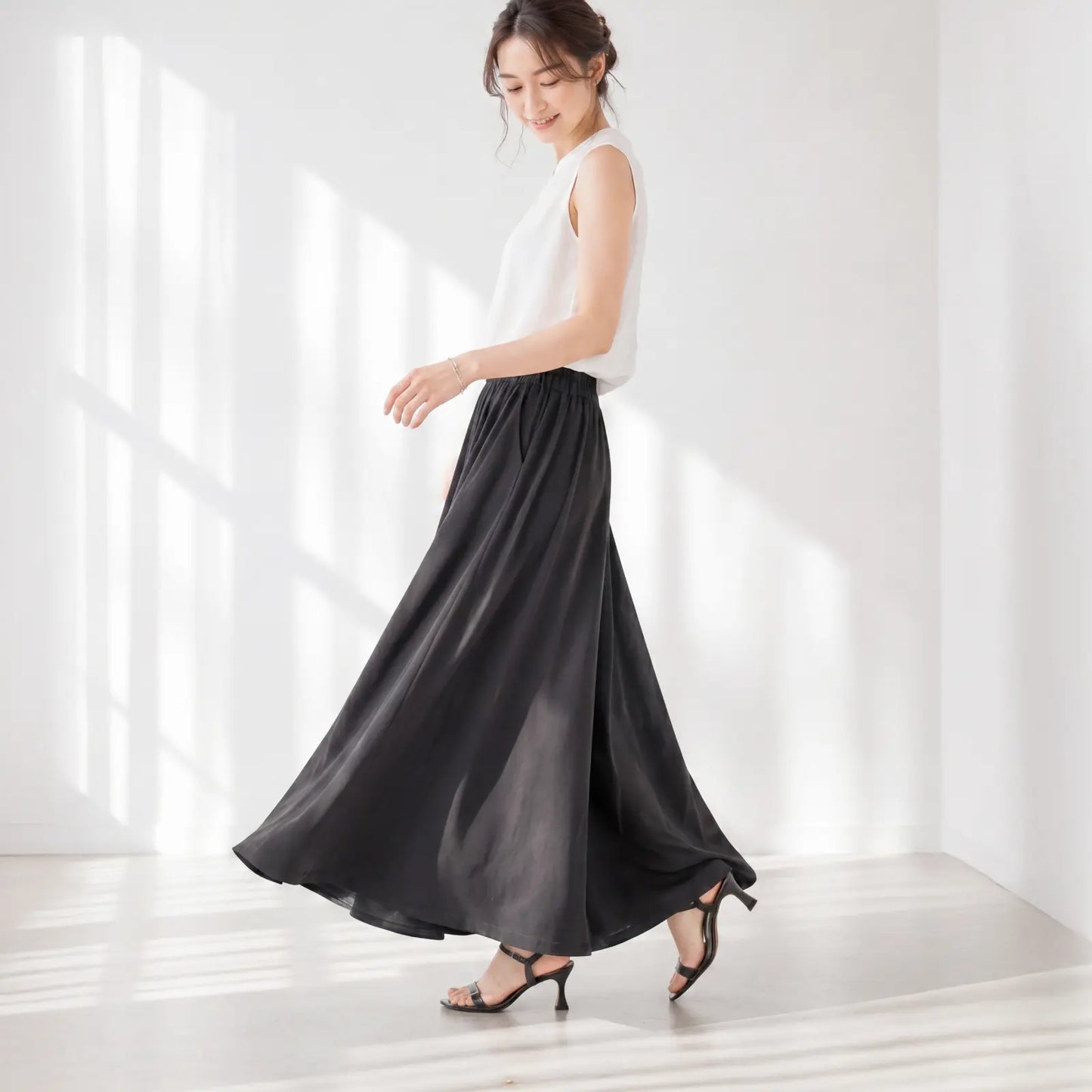 新規限定セール｜冷感ワイドレッグパンツ