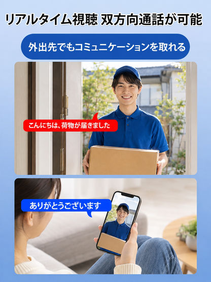 UltraVision™ フルHD 4K ミニ防犯カメラ