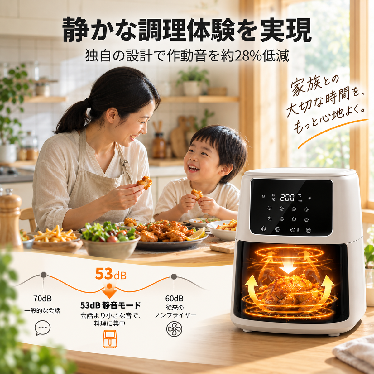 人気No.1｜Nagomi™ ノンフライヤー 4.5L｜本日セール最終日！