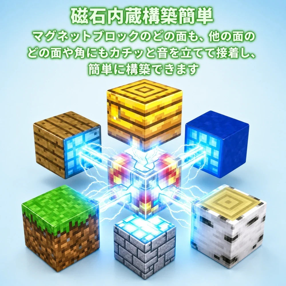 NAGOMI™ カチッと簡単。遊びながら“考える力”が育つ知育磁石ブロック