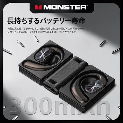 【SNS人気No.1】MONSTER Bluetoothワイヤレスイヤホン｜高音質・最大145時間再生