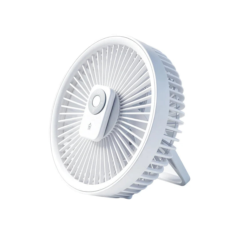 EcoFan™ USB充電式扇風機 リモコン付き 卓上・車内・アウトドア兼用