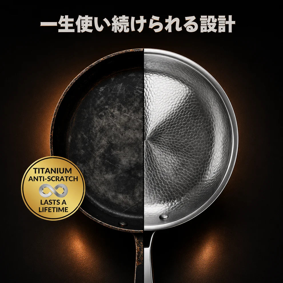 Nagomi™【Titanium Hammer Pan】