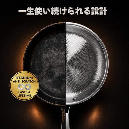 Nagomi™【Titanium Hammer Pan】